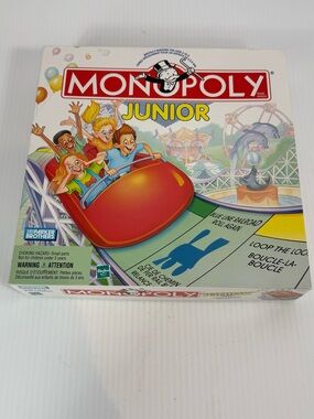 Vintage Monopoly Junior Board Game Parker Brothers Hasbro 1999 100% Complete